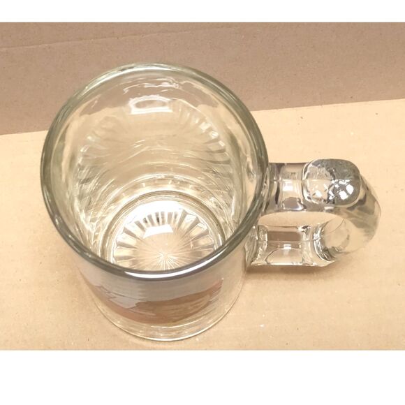 Vintage 1993 Bill Elliott Glass Beer Mug #11 Budweiser Ford Thunderbird NASCAR - Picture 8 of 9